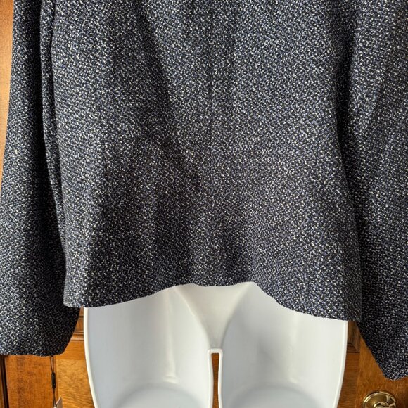 NWT Calvin Klein Blue Iris Double Breasted Short Jacket 18W - Picture 9 of 10